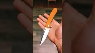 Adimati Ganzo skimen D2 #orange #knife #asmr #edc #knives #ganzo #blades