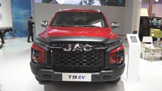 JAC T9 EV Red Pickup Truck (2025) Exterior and Interior