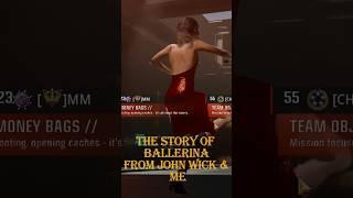 Ballerina from John Wick's & My short Story #gamer #pc #pcgaming  #games #nvidia #shorts  #ballerina