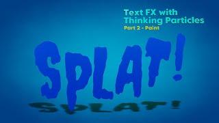 Cinema 4D Xpresso Tutorial 61: Text FX with Thinking Particles (Part 2 - Paint)