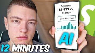 I Used AI To Build A Shopify Dropshipping Store In 12 Minutes