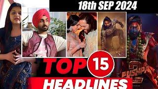 Top 15 Big News of Bollywood | 18th  SEPTEMBER 2024 | Salman Khan , Ramayana, Sunny Deol, Amir Khan