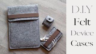 DIY Felt Device Cases | Free Pattern