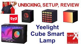 Yeelight Cube Smart Lamp  (Unbox/Setup/Review)