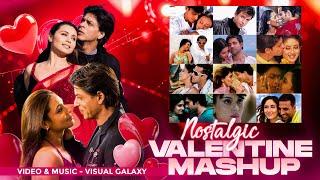 Nostalgic Valentine Mashup 2025 | Visual Galaxy | Shah Rukh Khan | Falak Tak | Valentine Love Mashup