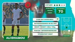 SCOUT STARS - ALI IDHAMOU [DEFENDER MIDFIELDER] [RAC] - SEASON 2022/23