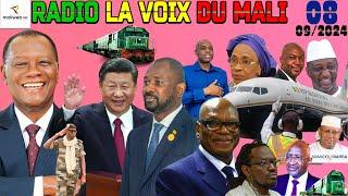 La Revue de Presse de la RADIO LA VOIX DU MALI du 08 SEPTEMBRE 2024