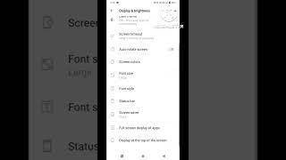 how to change font size in vivo v2022 modal. #shorts #ytshorts