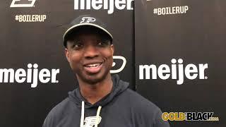 GoldandBlack com video: Purdue CB coach Ashton Youboty