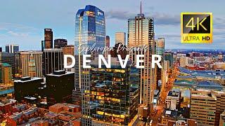 Denver, Colorado, USA  in 4K ULTRA HD 60FPS Video by Drone