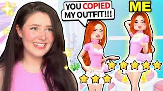 COPYING PEOPLE'S OUTFITS in Dress to Impress!