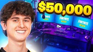 DIG $100,000 Gaming Setup Tour! ft. Bugha, AussieAntics, Khanada