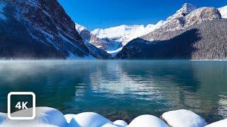 Lake Louise Winter Ambience | Canadian Rockies Relaxing Nature Sounds