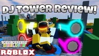 *NEW* DJ BOOTH TOWER REVIEW!! | Tower Defense Simulator (ROBLOX)