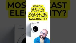 ️How Much Electricity Do Our Common Washing Machine Settings Use?