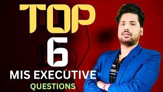 Top 6 Excel Interview Questions For MIS Executive | MIS Executive Questions for Fresher | MIS