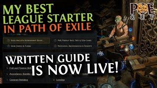 POEGuy's Siege Ballista Leaguestarter – Written Guide is Up! PathOfExile 3.26 soon