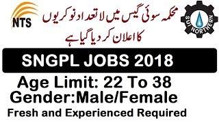 Sui Northern Gas Pipeline Limited (SNGPL)Jobs 2018 | Jobs Center and GK