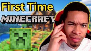 First time playing Minecraft