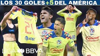 Revive los 30 GOLES del América en el torneo + 5 de Liguilla