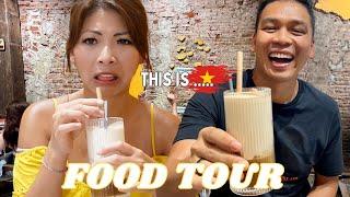 HA NOI  FOOD TOUR PART 2| Egg Coffee, BEST Tofu Dessert, Bun OC and more