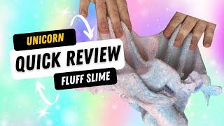 100% Honest Unicorn Fluff from The Slime Dazzle Quick Review