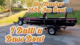 My Tracker Topper 1436 Jon Boat to Bass Boat Conversion