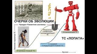 ЭВОЛЮЦИЯ ЛОПАТЫ ЧАСТЬ ПЕРВАЯ ПРО ЗАДАЧИ АНАЛОГИ