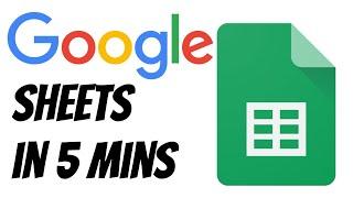 Google Sheet Tutorial in 5 Minutes! | Quick & Easy Guide for Beginners