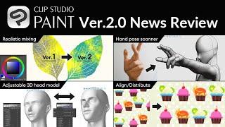 Going over Clip Studio Paint Version 2.0 news with Celsys Staff