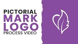 How to Create Pictorial mark logo - Process Video