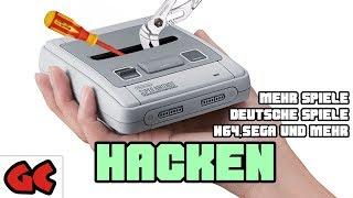 SNES Mini hacken, deutsche Spiele patchen, N64 Spiele drauf abspielen