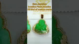 #jade buddha #custom  By Sam Jewelers Houston TX