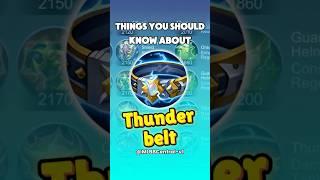 Things You Should Know About Thunder Belt | MLBB Item Guide