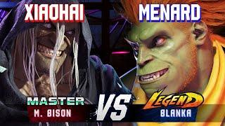 SF6 ▰ XIAOHAI (M.Bison) vs MENARD (Blanka) ▰ High Level Gameplay