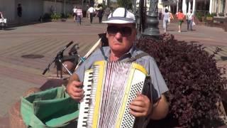 Случайный вальс звучит на аккордеоне  в Бресте! Night Waltz accordion sounds!