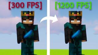 how to double your fps on minecraft (1000+ fps boost)