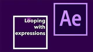 Looping keyframes with expressions in After Effects