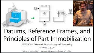 GD&T Datums, Reference Frames, & Part Immobilization | 3-2-1, 4-1-1, 4-2-0 | Actual Mating Envelopes