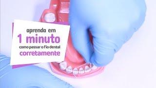 Como passar o fio dental corretamente - Cir Hospital Odontológico