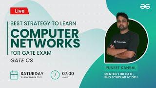 Best Strategy to learn Computer Networks for GATE exam || GATE CS