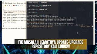 Pecahkan Masalah Lambatnya Update: Trik Jitu dengan Mirror List di Kali Linux