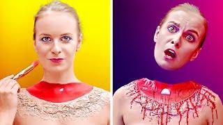 BOO! HALLOWEEN IS HERE! || Spooky Makeup And Cool Costumes Ideas By 123 GO! Like