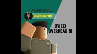 [FREE] | High Quality Overhead UI [Roblox]