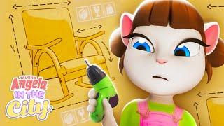 NEW EPISODE! Angela Builds a Chair ‍️ Talking Angela: In The City (Episode 18)