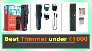 Best Trimmer under 1000 in India with Price 2025  Best Trimmer under 1000 with Price 