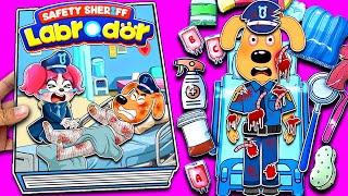 Sheriff Labrador Please Wake Up | Make Quiet Book ️DIY Paper️