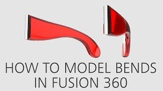 How to model bends in Fusion 360