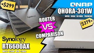 Synology RT6600ax vs QNAP Qhora-301W Router - Which Should You Buy?