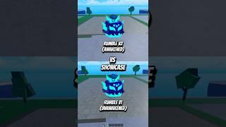 Rumble v1 vs Rumble v2 Showcase #roblox #bloxfruit #dispecs #bloxfruits
